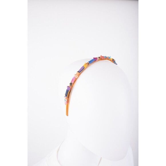 La Vicuna Peru Womens StichWork Shirt Top L White Village scene Head Band - Picture 7 of 9